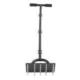 Lawn Aerator Spike 34.6 Inch Extended T Shaped Handle 20 Spikes Manual Lawn Aerator Tool for Yard V1294-YM0901-3111250089311