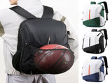 White and green Multi-functional Sports Backpack for Men & Women - Waterproof Basketball, Badminton, V888-ELOSUNG40206