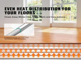PEX Heat Transfer Plates 1.2m, Radiant Heat Plates for 19mm PEX Pipe, Durable Aluminum & Easy V952-LZCRBSY34PEXAAKLQV0