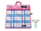 Blue Foldable Pet Cooling Mat and Green Pet Hair Cleaner Set - Double-Sided Dog Bed Pad with V888-ELOSUNG54951-2