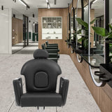 VEVOR Salon Chair, Hydraulic Recliner Barber Chair for Hair Stylist, 360 Degrees Swivel 90&deg;-130&deg; V952-SLYZ2534485YD92F0V0