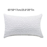Adjustable Shredded Foam Pillow Dual Side Breathable Cooling Memory Foam Pillow for Side Back V1192-AZ-W-20071