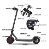 Electric Scooter 350W 10/20/35KM/H Portable Off Road Scooter Foldable Bike V201-BIK0001BL8AU