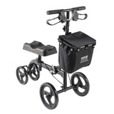 Folding Knee Scooter, Carbon Steel Steerable Knee Walker with Height-Adjustable Handlebar & Knee V952-XGZXQQ10H8SXT3HJ5V0