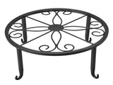 Single Layer Iron Plant Stand Floor Standing Simple Low Plant Stand Balcony Living Room Flower V1294-YM0717-3111220212115