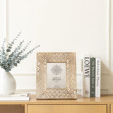 Handcrafted 5x7in 'Diamond Flower' Photoframe 29cm V637-53605PFR