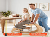 Ergonomic Kneeling Chair, Wooden Posture Knee Chair with Adjustable Thick Foam Cushions & Solid Wood V952-JYKGYHSBDLWKIM5W8001V0