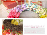 Wreath Simulation Flower Garland Garden Home Decoration V1294-YM0715-211028LS01