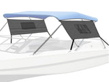 Removable Mesh Sidewalls for 3Bow Bimini Top, UVProtection Boat Side Curtains with Large Storage V1188-MS-831-001