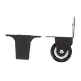 Black Speaker Casters with Protective Pads 1 Set - Easy to Install Replacement Wheels for Speakers V1192-AZ-W-34420