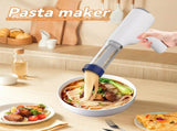 White Portable Rechargeable Noodle Maker - Multiple Shaping Discs V888-ELOSUNG31128