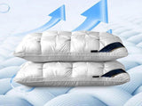 Twisted Down Pillow WashableBedding Size Bed Pillow White Cool Hotel Quality Corner Propped Pillow V1370-AZ4-19761