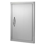 BBQ Access Door, 457x610 mm Single Outdoor Kitchen Door, Stainless Steel Flush Mount Door, Wall V952-DMMBSCJMYS18HT3RAV0