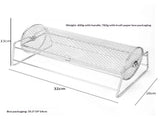 Universal Stainless Steel Rotisserie Grill French Fries Basket Fits for Any Gas Grill Raffle Drum V1192-AZ-W-6287
