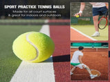 12 Pack Soft Training Tennis Balls, Low Pressure Pract Balls for Daily Training - Black V1308-DSZKI-325-2