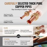 VEVOR 4876.8mm Mini Split Line Set, 9.5 & 15.9mm O.D Copper Pipes Tubing and Triple-Layer V952-KDLJGTJ38INCHPEFUV0