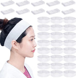 200 Pieces Disposable Spa Facial Headbands Individual Wrapped Elastic Makeup Headband with V1259-DP01-A-3801
