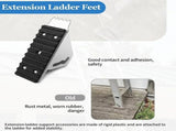 Shoe Kit 26-2 Extension Ladder Parts, Extension Ladder Feet Compatible with D1200 D1300 D1700 D1800 V1369-AZ3-W-08405