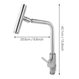 304 Stainless Steel Hot&cold Water Kitchen Faucet 360 Degree Swivel Kitchen Sink Basin Taps V1294-YM0901-JY27388