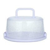 Lksixu Cake Box Round Cake Stand with Lid and Foldable Handle 10 Inch Portable Cake Container Cake V1189-WXFWAL-20260326-02791