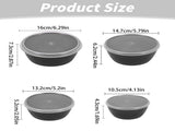 Set of 7 Small Durable 2oz Freezer Containers with Screw Lids - Multicolor, Stackable, Dishwasher V1189-LWWAL-20260401-06282