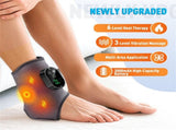 GRAY Cordless Ankle Heating Pad, Foot and Ankle Massager with Heat Foot Renew Triple V201-MAS3063GR8AU