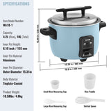 VEVOR Commercial Rice Cooker, 50-Cup Rice Cooker, 10 Liter Large Rice Cooker and Warmer with V952-SYDFBFGS10LFFPYVTV3