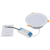 Milight 18W RGBCCT Dimmable LED Panel Downlight Recessed Ceiling WiFi Light Bulb Lamp V1294-YM0727-JY06696