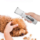 Electric Dog Cat Grooming Kit Cordless Pet Hair Shaver Scissors Clippers Trimmer White V1263-JX-6931