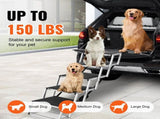 Dog Stair for Cars, Wide 5-step Dog Car Steps, Folding Dog Car Ramp with Nonslip Surface, Portable V952-KZDGLT5STEP1DLM2TV0