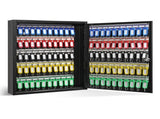 100-Key Cabinet, Key Lock Box Adjustable Racks, Security Key Storage Box Steel, Key Organizer V952-YCAQJHS100PC6KJXSV0