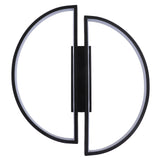 Semicircle Ceiling Light Semicircle Design Simple Style Warm Light Durable Metal LED Ceiling Light V1294-YM0716-3119220102411