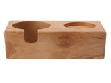 Wooden Coffee Protafilter Stand Holder Coffee Tamper Holder Stand Tamping Station Burlywood V1294-YM0717-3118220188412