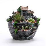 Plants Pot Succulent Plants Pot with Sweet House Flower Basket Planter Pot Garden Decoration V1294-YM0721-10192840