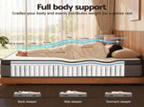 Giselle Bedding King Mattress 37cm 4-in-1 Adjustable Firmness Cooling Gel Memory Foam Dual-Zone MATTRESS-B-VIVE-37-K