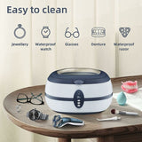 Ultrasonic Cleaner 600Ml Household Device With Basket And Automatic Holder For V1188-MS-227-0375