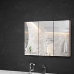 Cefito Bathroom Mirror Cabinet 900x720mm Oak BV-MC-6005-NT-AB