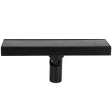 Floor Drain Set 304 Stainless Steel Linear Rectangular Shower Drain Matte Black 30cm V1294-YM0718-3112210005711