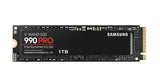 Samsung 990 Pro 1TB Gen4 NVMe SSD 7450MB/s 6900MB/s R/W 1550K/1200K IOPS 600TBW 1.5M Hrs MTBF for V1202-V2-HBS-990PRONV-1TB