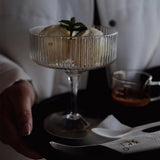 Ribbed Coupees Set Of 4 Espresso Martinies Vintage Cocktailes Margarita V1258-DP02-C-1204