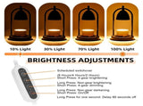 Battery candle warmer with 2 Bulbs/Electric Candle Warmer with Timer/Christmas Gifts for Candle V1369-AZ3-W-16025