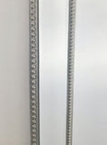 Silver Beaded Framed Mirror - Free Standing 50cm x 170cm V292-MIRR-BDD011