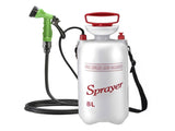 White Silver Gold portable shower, outdoor shower sprayer, 8L shower, high-quality V1102-132-BLA-02990