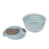 Salad Spinner Plastic Time Saving Fast Mixing Washable Rotatable Veggie Washer for Kitchen Blue V1294-YM0703-3118230005512