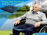 Gel wheelchair cushion, hip bed pain pad, sciatica relief, back pressure pain/ulcer pain relief V1192-AZ-W-25101