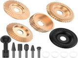 14Pcs Wood Carving Disc for 4-4.5" Angle Grinder with Rotary Burr 5/8-11" Wood Sanding Ball 45 V1192-AZ-W-21699