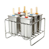 Popsicle Molds,Stainless Steel Non-Stick Ice Molds, Freesicle Mold Reusable Easy Release Ice V1366-AZ2-W-25319