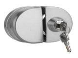 1012mm Thickness Glass Door Lock Stainless Steel Push Sliding Gate Lock with 3 Keys for Home V1294-YM0901-3114210086411