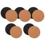 10Pcs Lightweight Cork Plant Coasters with Smooth Round Edges for Daily Flowerpot Protection V1369-AZ3-W-10511