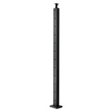 Cable Railing 106.7x2.5x5 cm Level Deck Stair Posts, 1-Pack Stainless Steel Cable Handrail V952-1JZLGZXHS1063GGTD001V0
